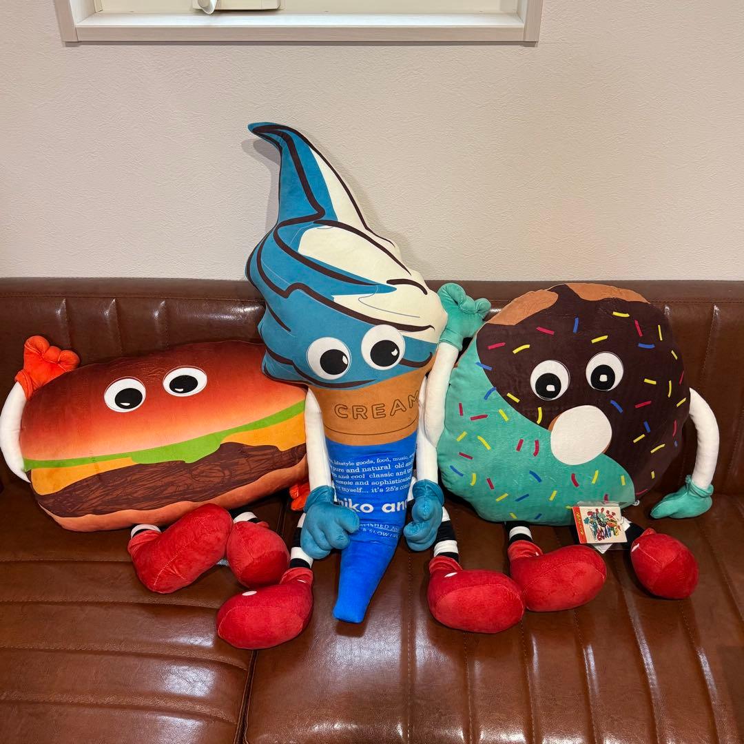 ☆新品タグ付き フレーバーズ ニコアンド クッション 3個セット 人気