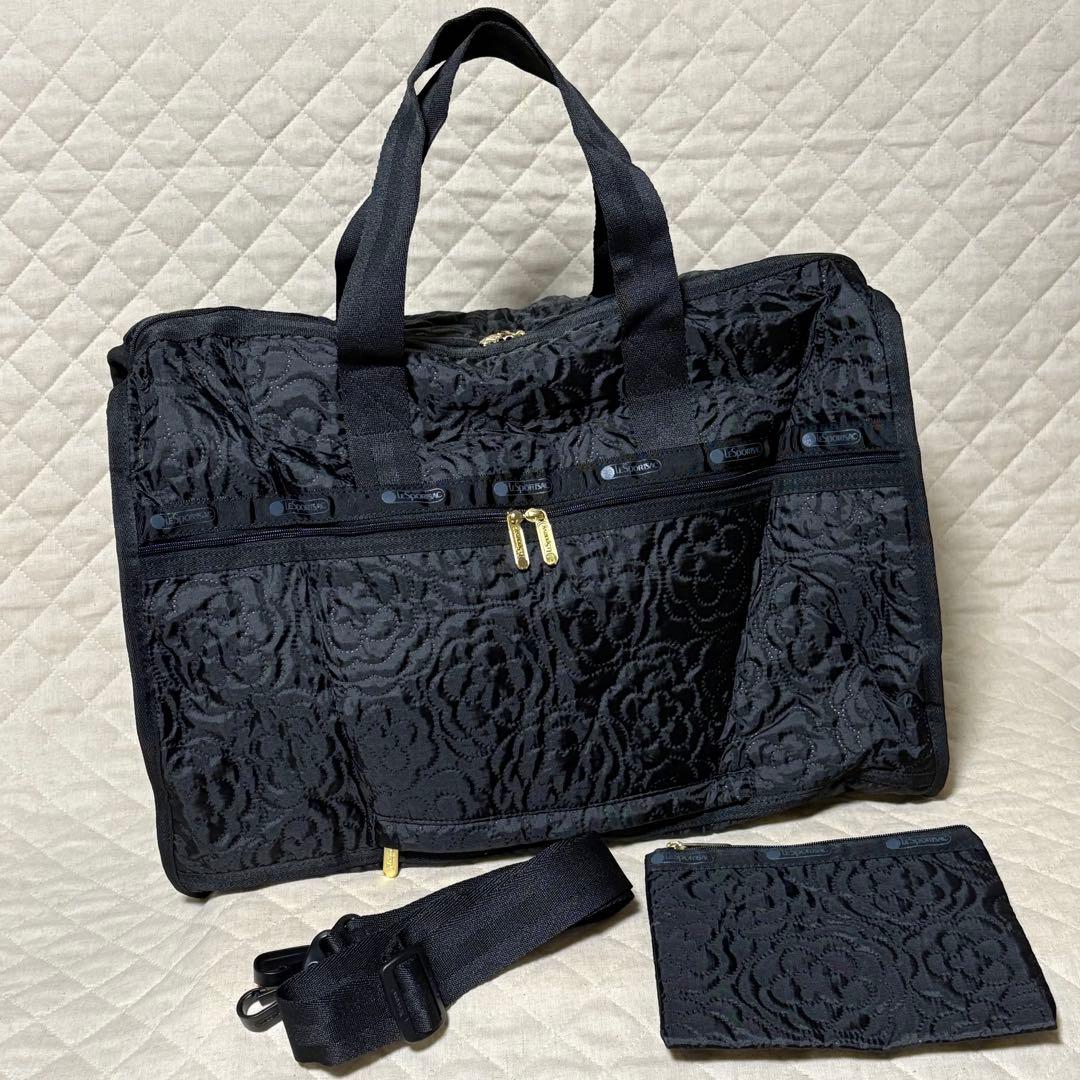 レスポートサック　ボストンバッグ　パフィブロッサムズ　ラージサイズ