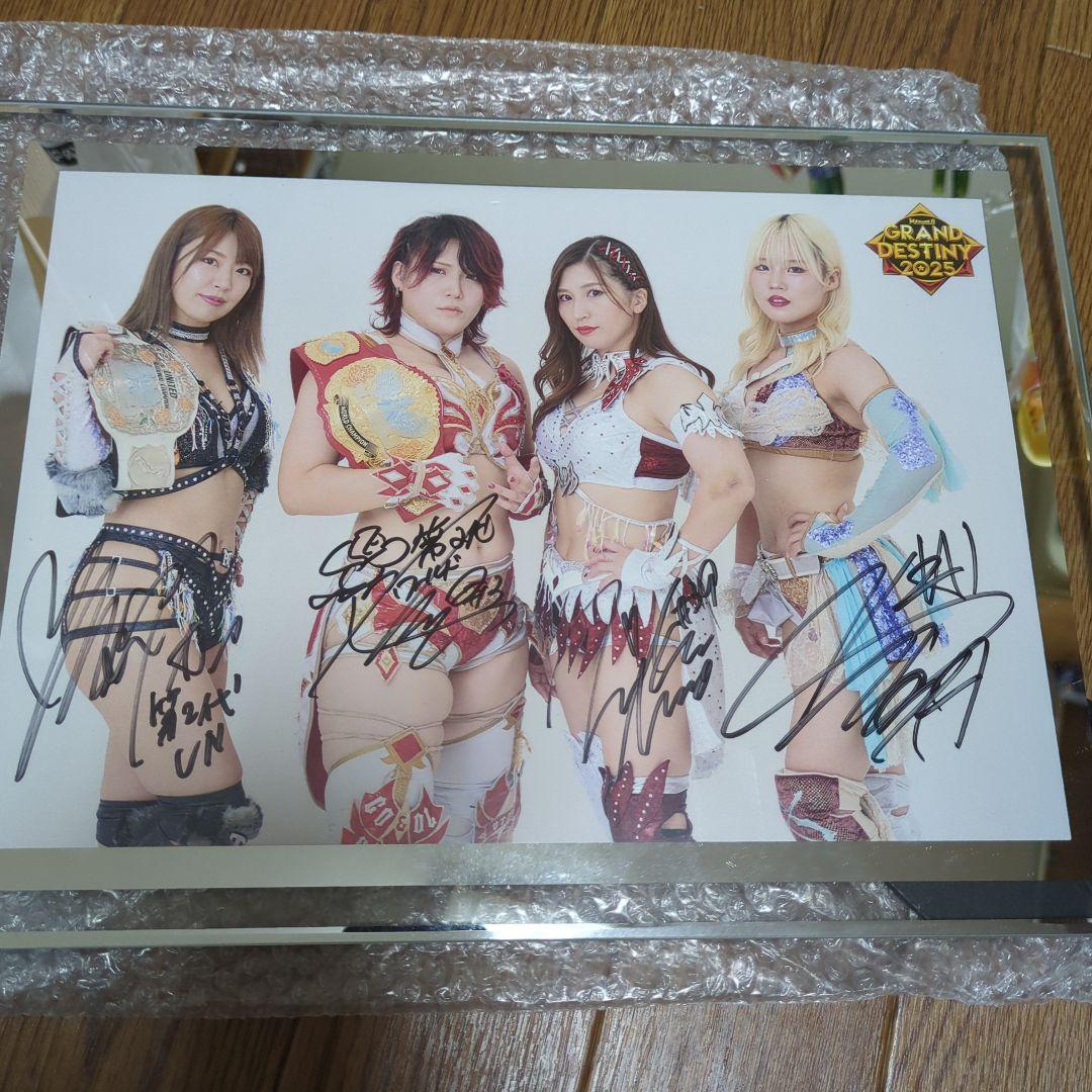 マリーゴールド 両国国技館大会 最前列 限定 直筆サイン入り アクリル