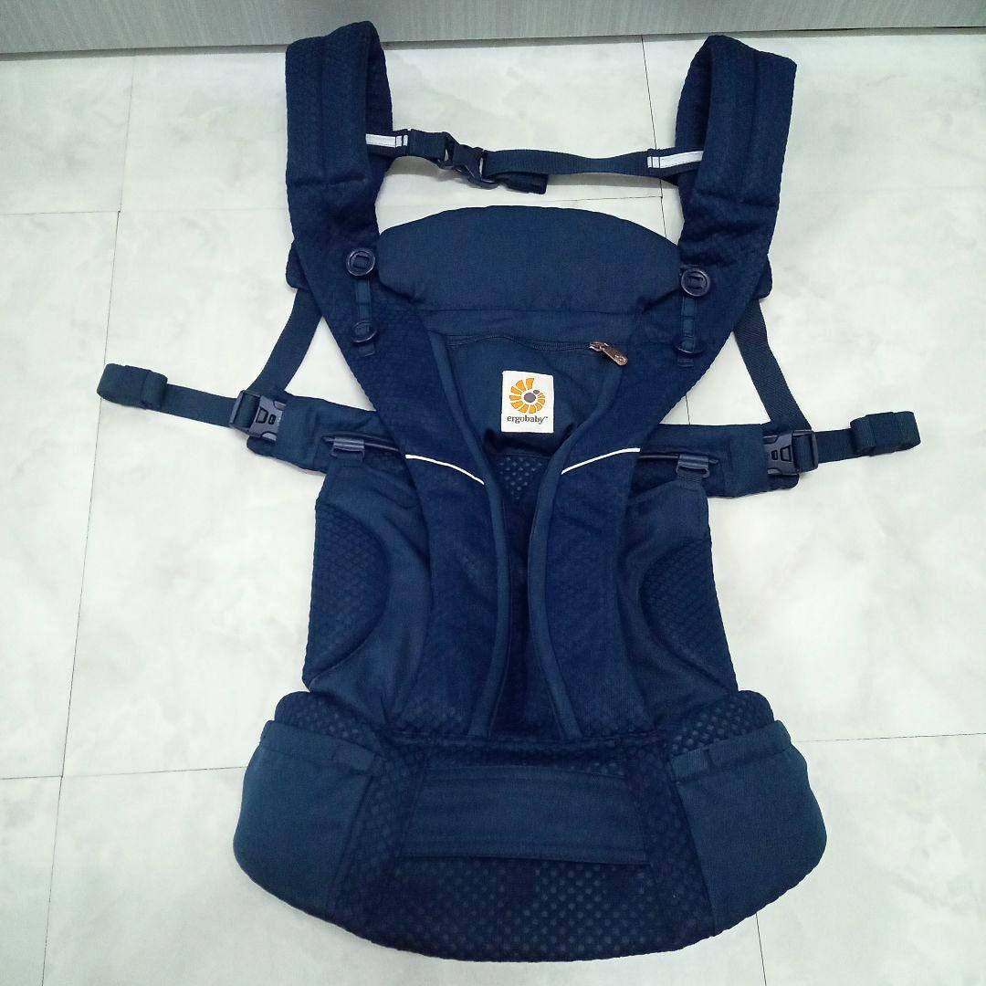 極美品♡国内正規品《エルゴベビー》オムニブリーズ・ミッドナイトブルー