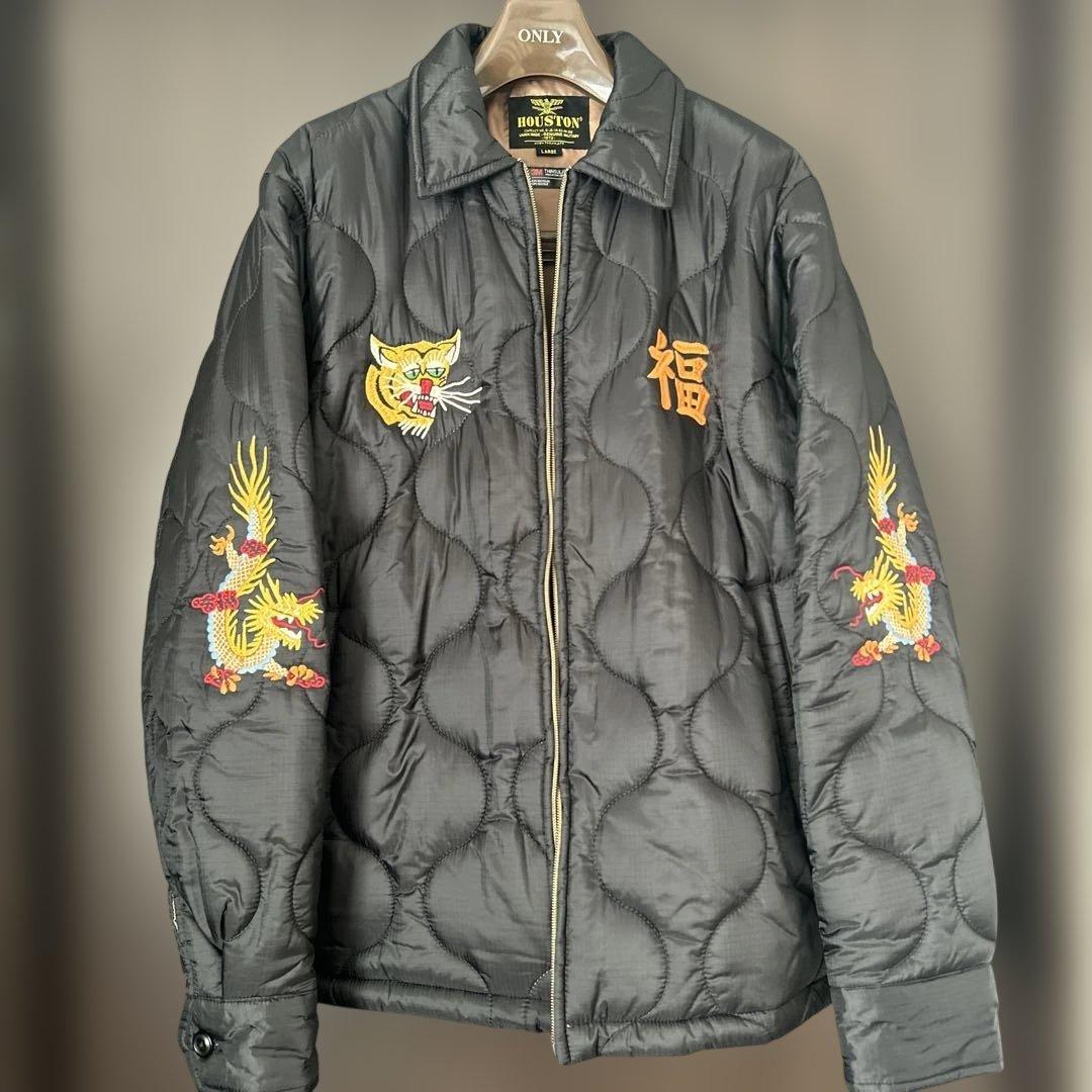 HOUSTON キルティング ベトジャン スーベニアジャケット 中綿