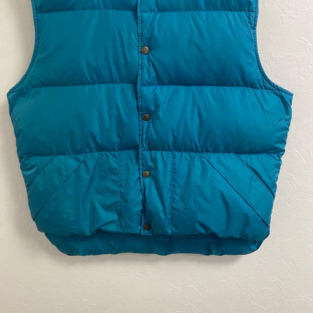 激レア　80s L.L.Bean ダウンベスト　ティファニーブルー　M~L相当