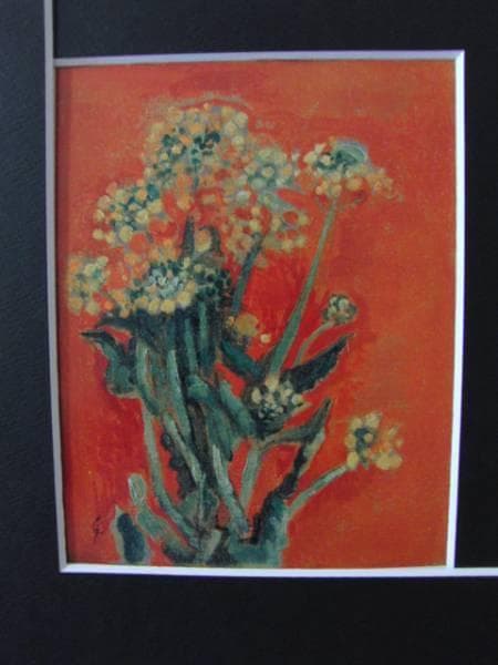 牧野 虎雄、菜種、希少画集画、新品高級額、額装付、状態良好、油彩 風景