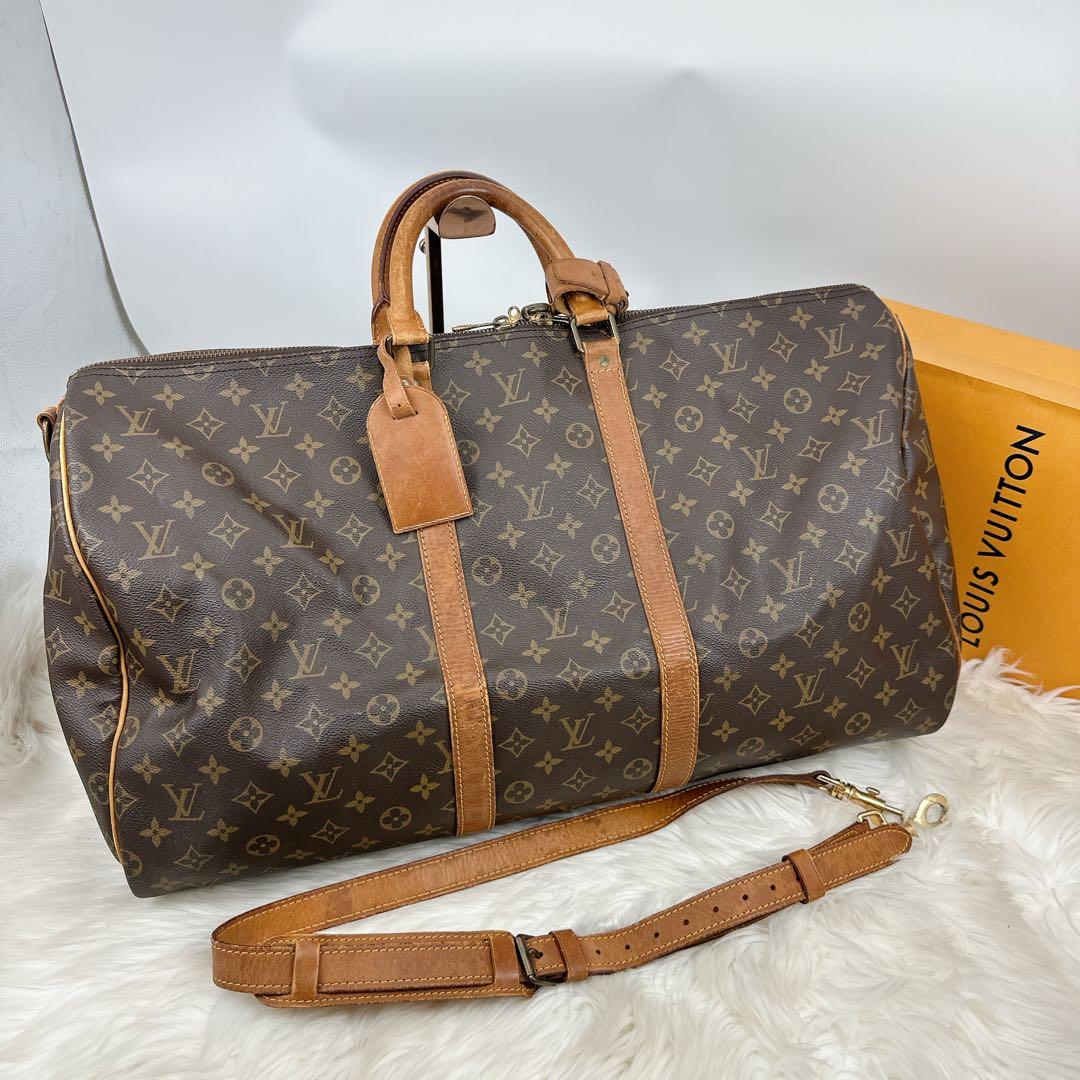 ルイヴィトン　モノグラム　キーポル55 バンドリエール