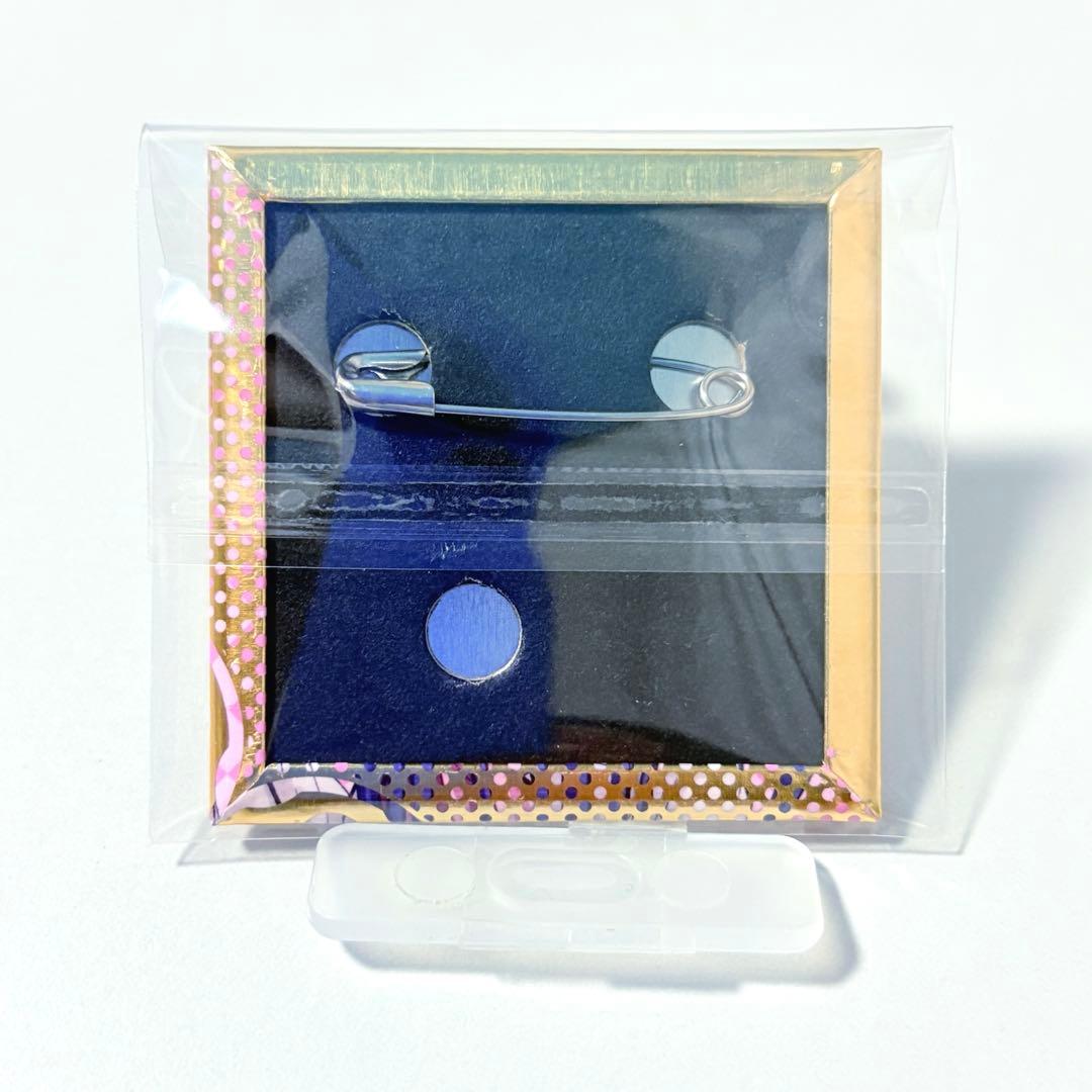 ダンガンロンパ 箔押しスクエア缶バッジ 舞園さやか 喜怒哀楽 15周年