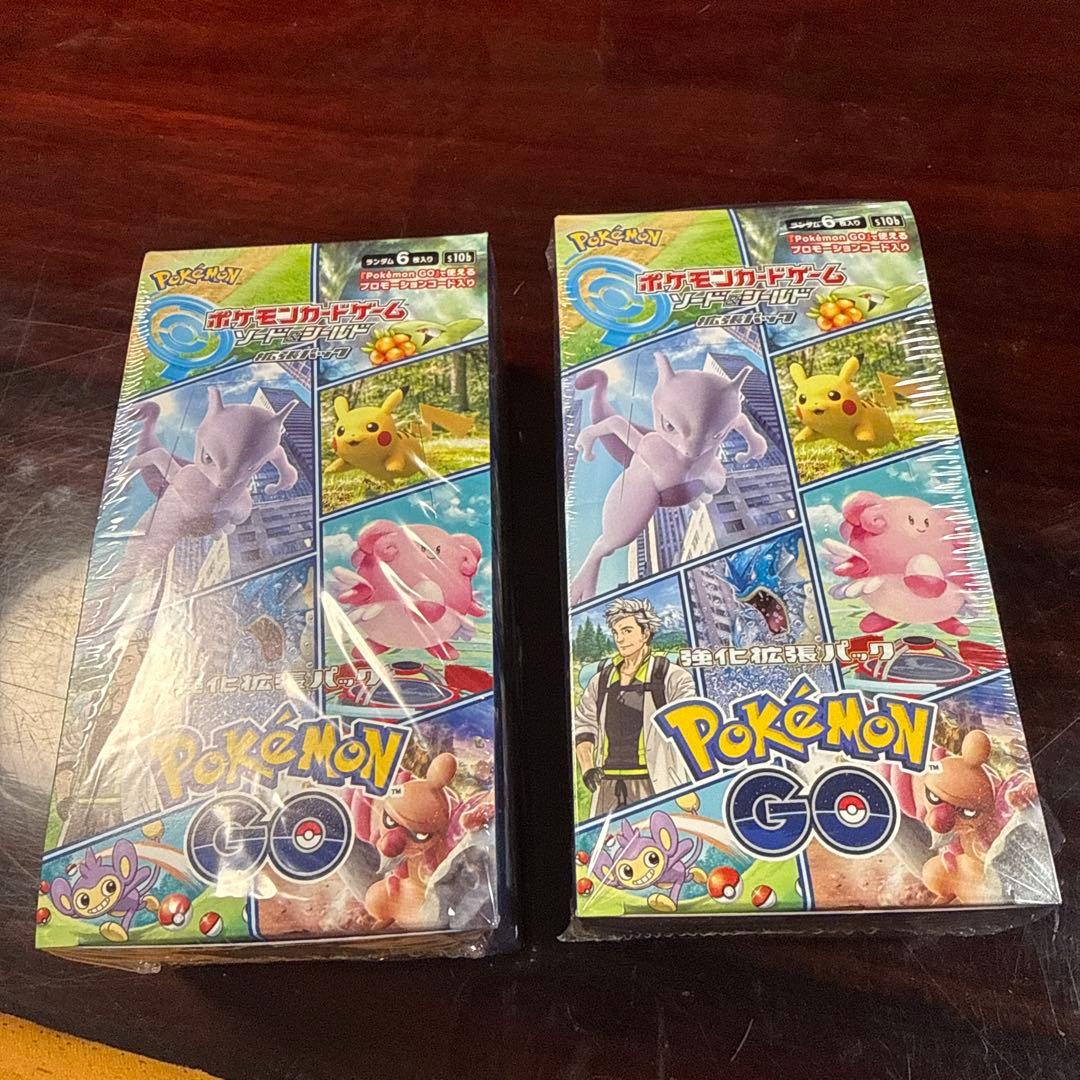 ポケモンカード　ポケモンGO シュリンク付き　2ボックス　まとめ売り
