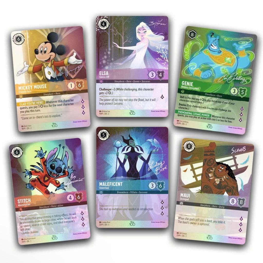 ロルカナ ディズニー100 プロモセット 英語版 ロルカナ 英語 エルサ プロモ 100周年記念コレクターズエディション