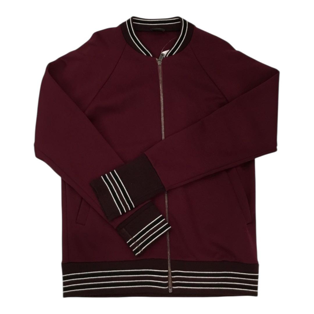 JIL SANDER ナイロン ブルゾン メンズジャンパー バーガンディ L