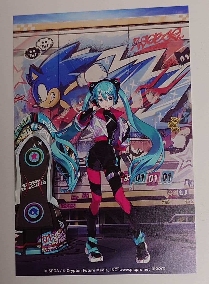 初音ミク × ソニックレーシング クロスワールド コラボ アクリル