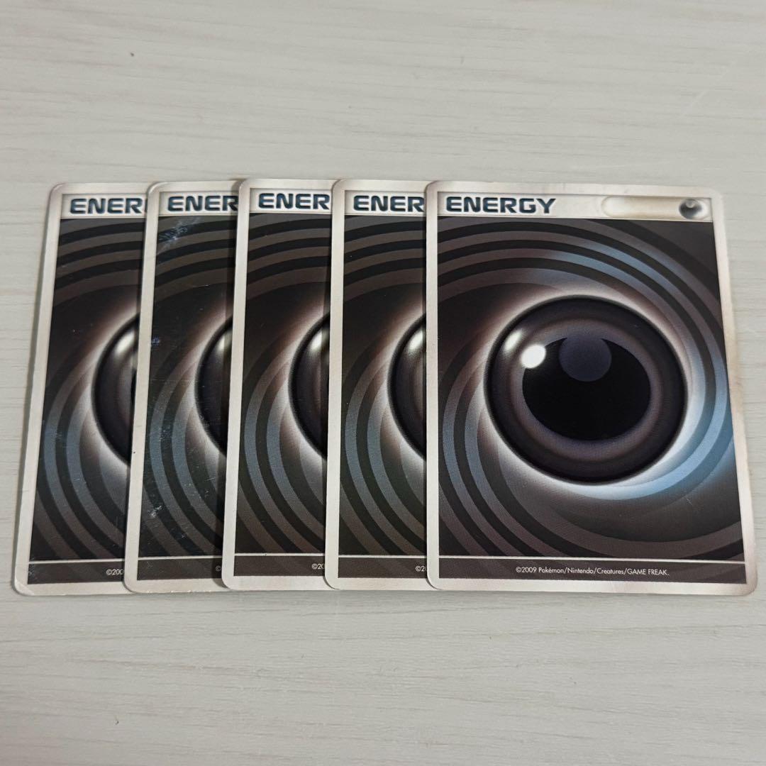 ポケモンカード　2009 うずまきエネルギー　悪　5枚　渦巻き