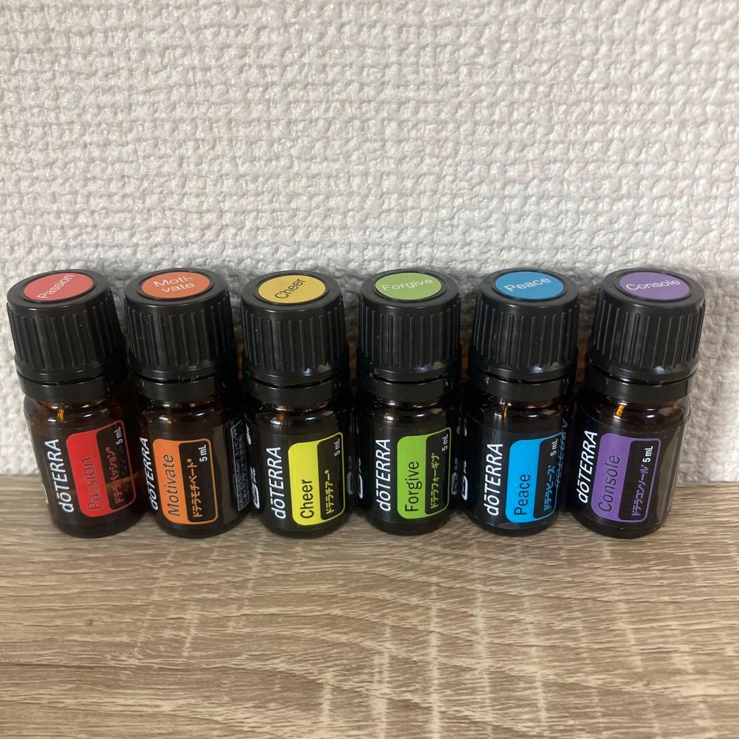 【開封済み】doTERRA エッセンシャルオイル （感情のオイル）6本セット