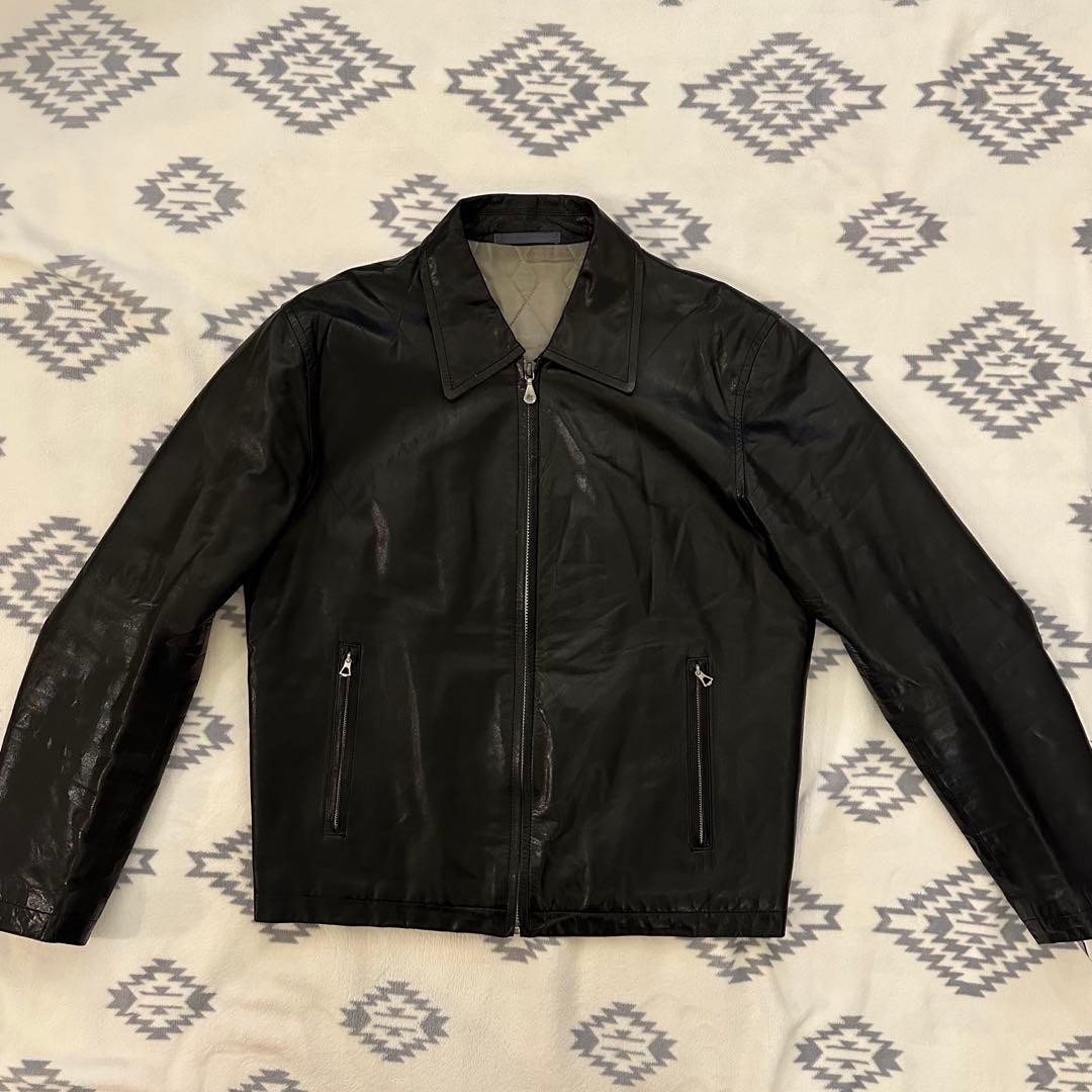 Paul Smith ポールスミス レザージャケット 黒 M シングルライダース