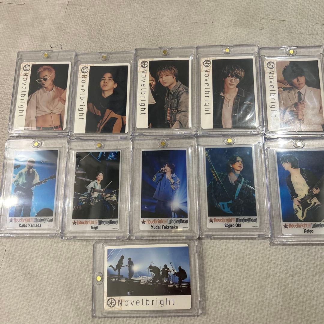 メ*5様 【入手困難】【美品】Novelbright メンバー写真カード 11枚 ABEMA Shopping」、大注目のロックバンド「Novelbright」の番組限定
