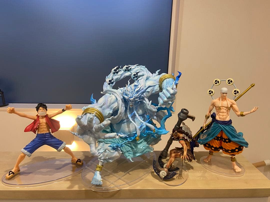 ワンピース　一番くじ　2億V雷神　エネル　ワイパー　　造形王　フィギュア