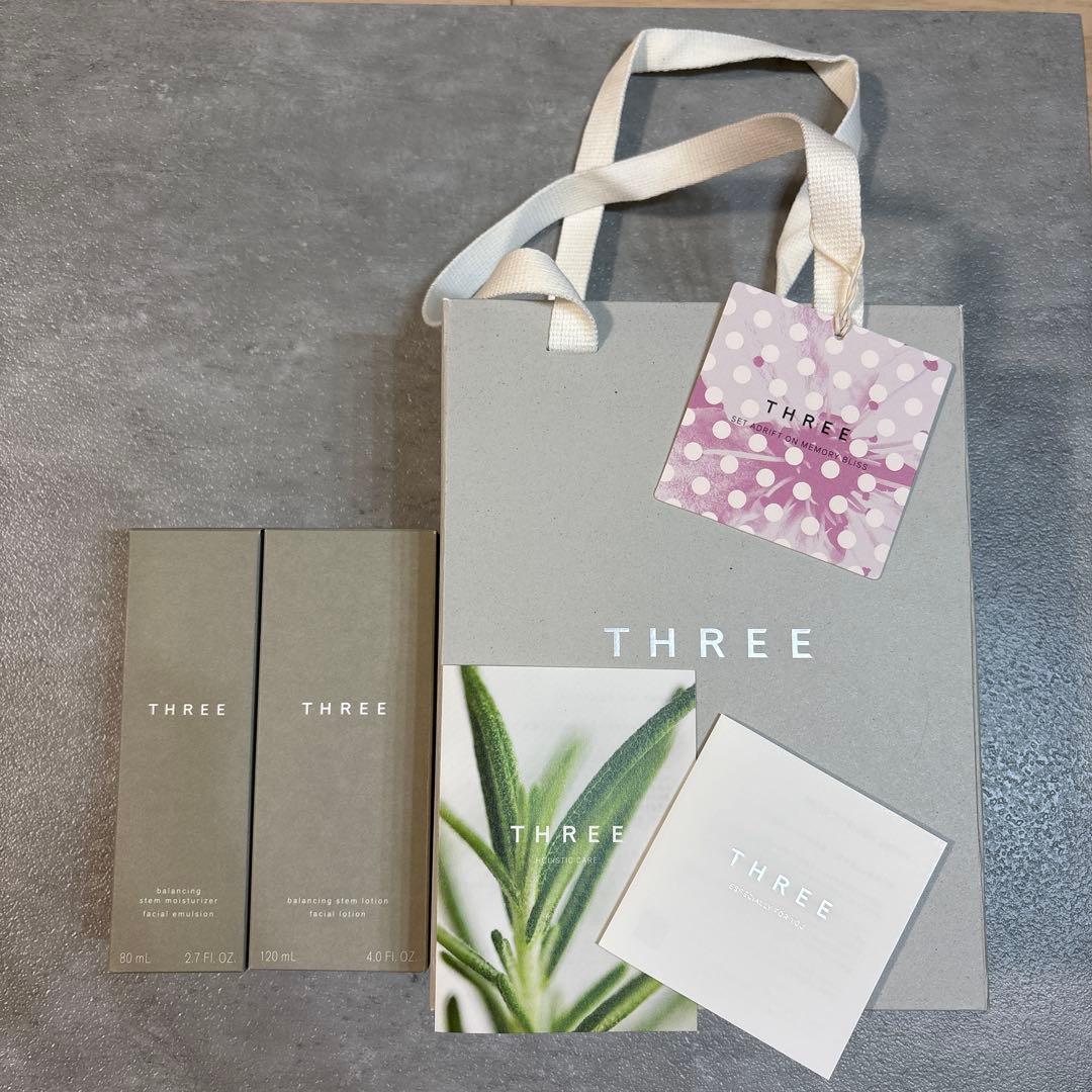 THREE ギフトセット　保湿化粧水&保湿乳液