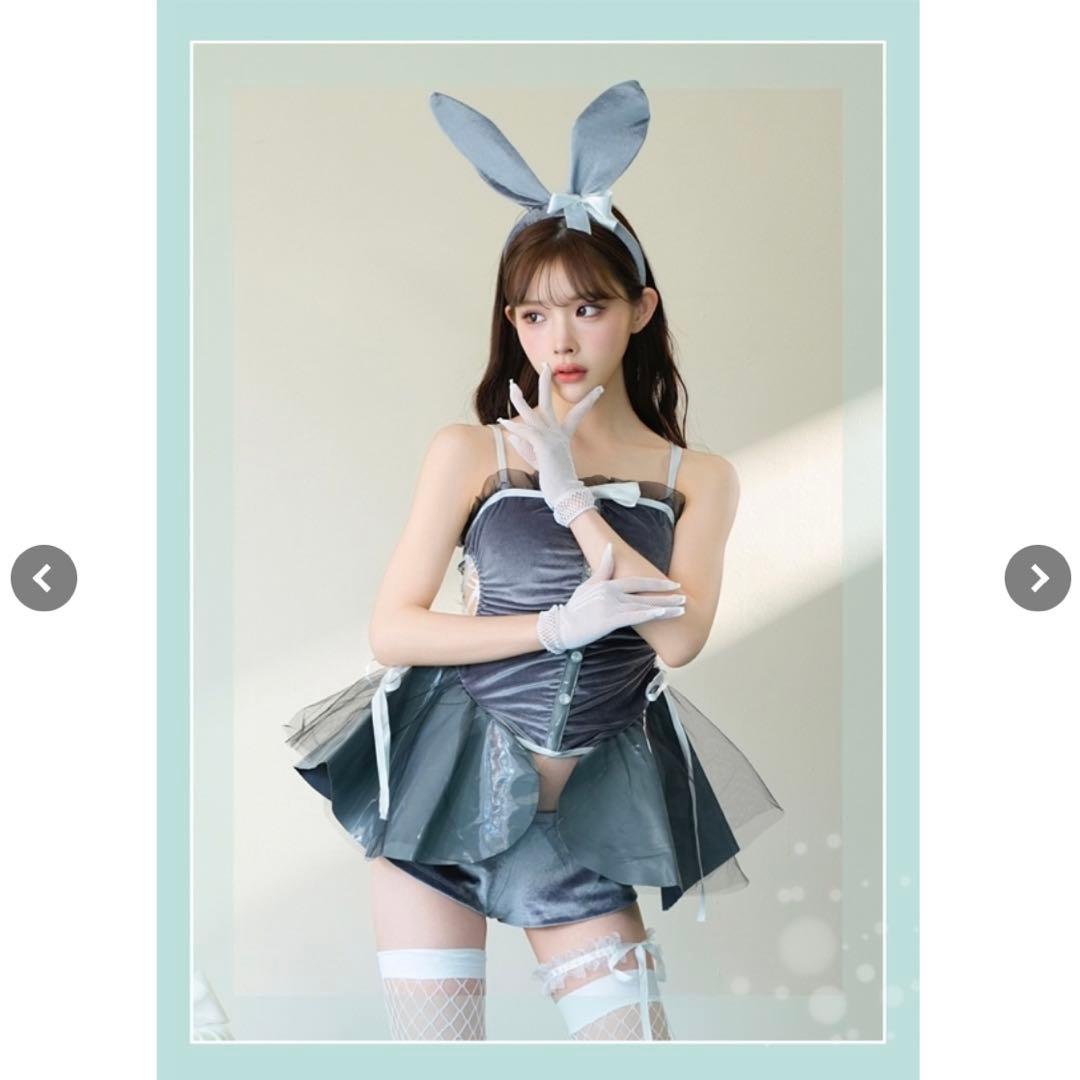 Malymoon マリームーン バニーガール グレー コスプレ衣装 - メルカリ