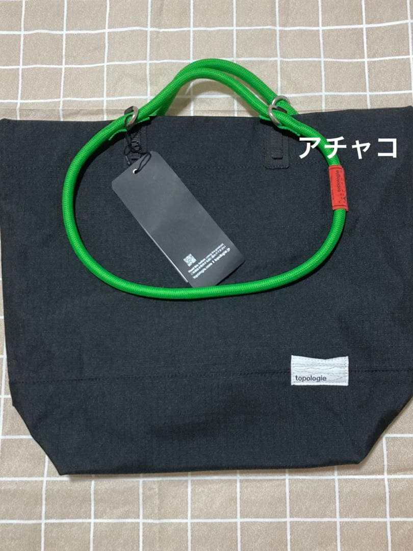 topologie トートバッグ ブラック 男女兼用