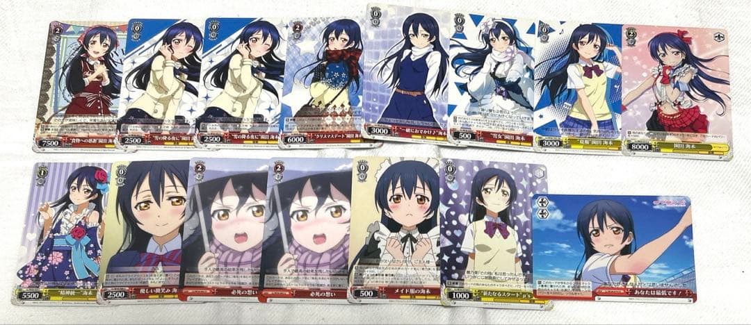ラブライブ 園田海未 ヴァイスシュヴァルツ まとめ売り セット μ's