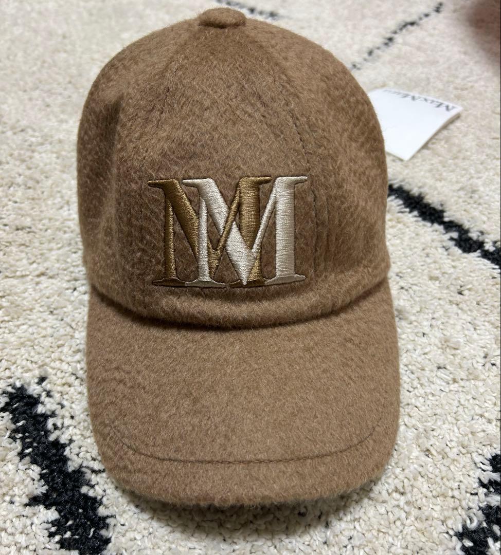 【正規品保証】新品 MAX MARA マックスマーラ ベージュ キャップ 58