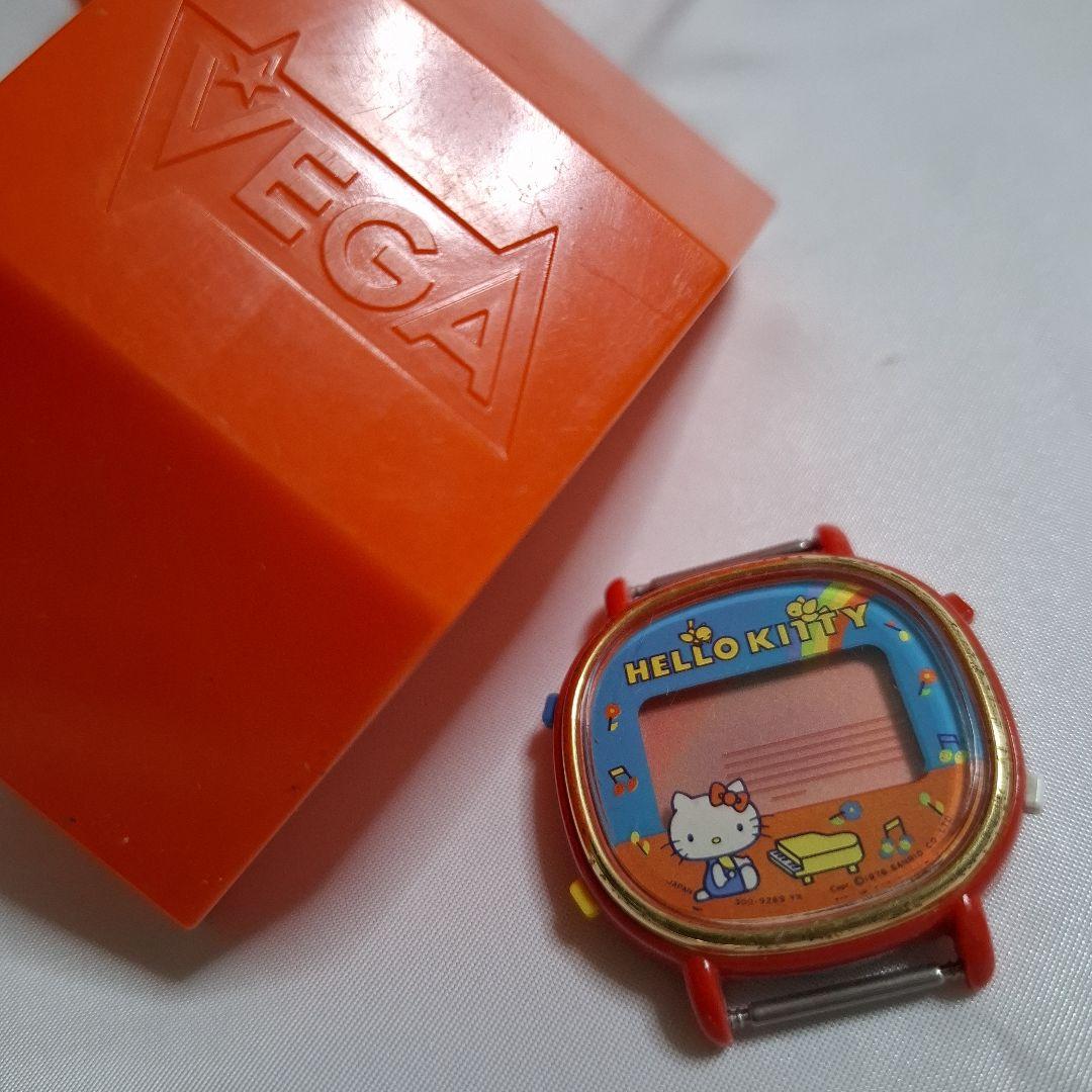 ハローキティデジタル 腕時計【VEGA】昭和レトロ＊ ケースあり ベルトなし ハローキティデジタル 腕時計【VEGA】昭和レトロ＊ ケースあり ベルトなし