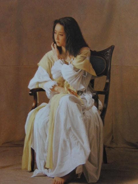 森本草介、【モノクロームの肖像】、希少な大判額装用画集より、美品