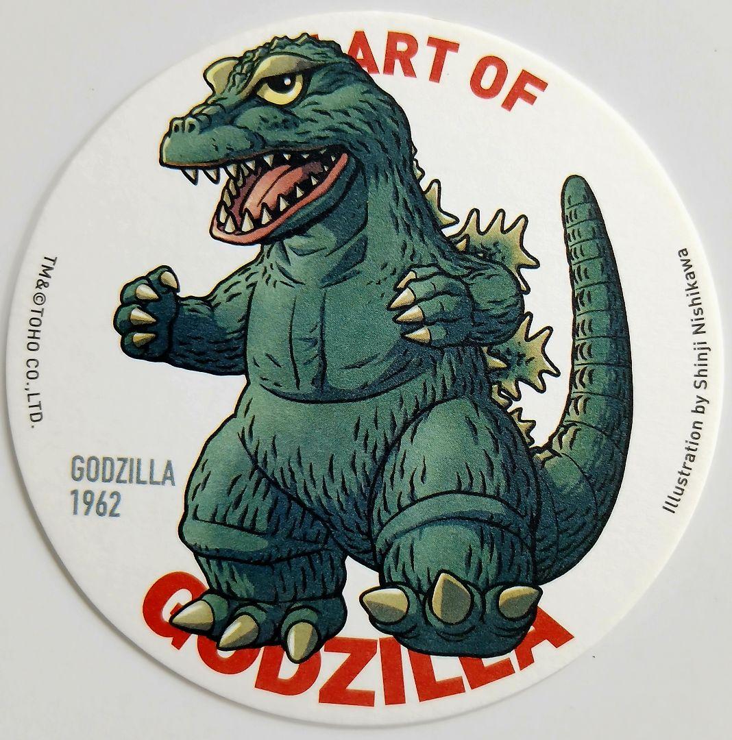 ゴジラ 1962 キンゴジ 西川伸司 SDイラスト コースター - メルカリ