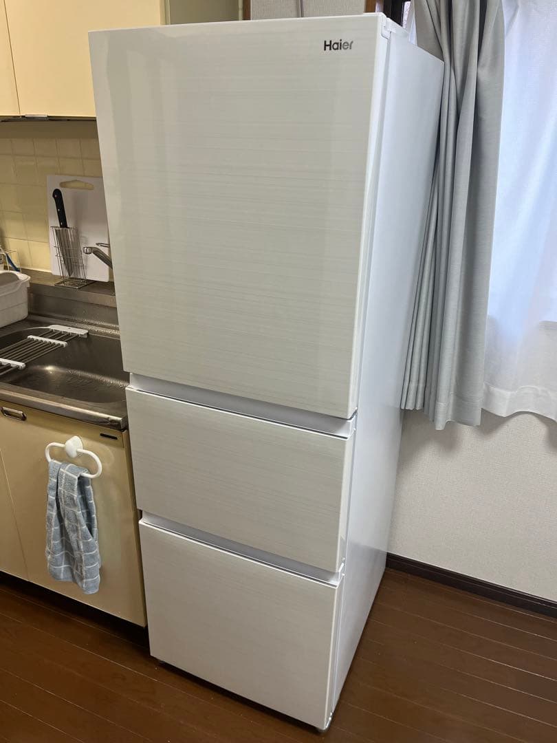 Haier ハイアール 冷蔵庫 JR-CV29B 24年製 286L Haier JR-CV29B-W 3ドア冷蔵庫 SLIMORE （286L・右開き） リネン