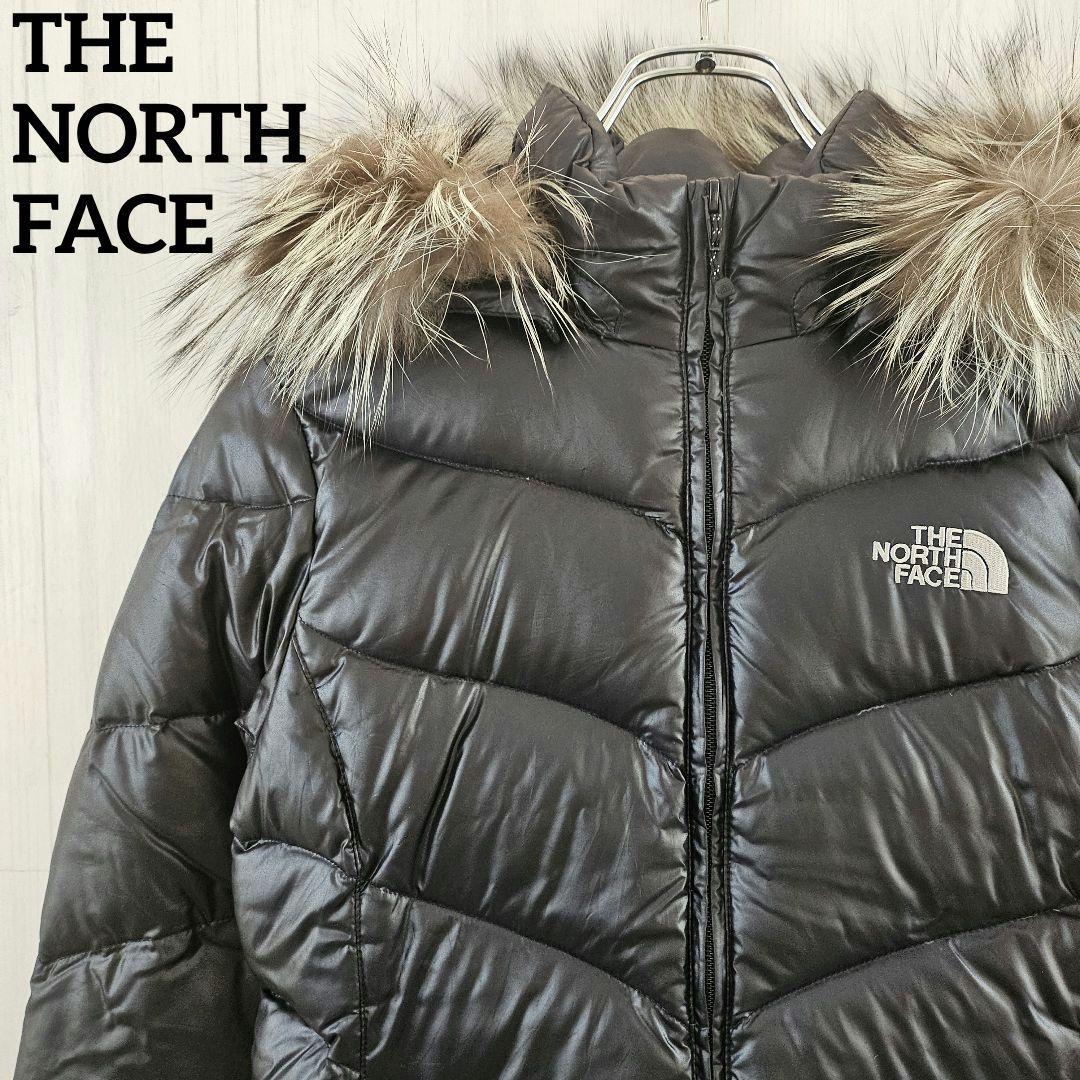 ち*ー様 ノースフェイス☆ダウンジャケット ファー付き ブラック L レディース THE NORTH FACE（ザ ノースフェイス） ノースフェイス レディース
