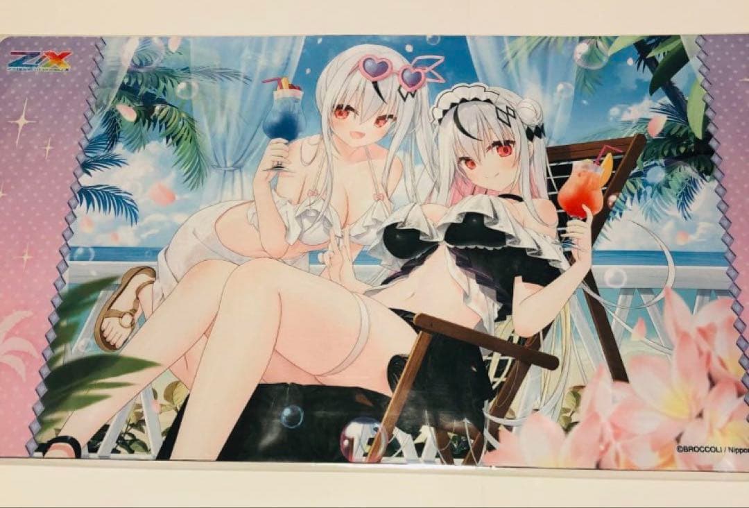 z/xトレカアイテムくじ　ゼクス　大人買い特典　イース＆スイ　非売品プレイマット