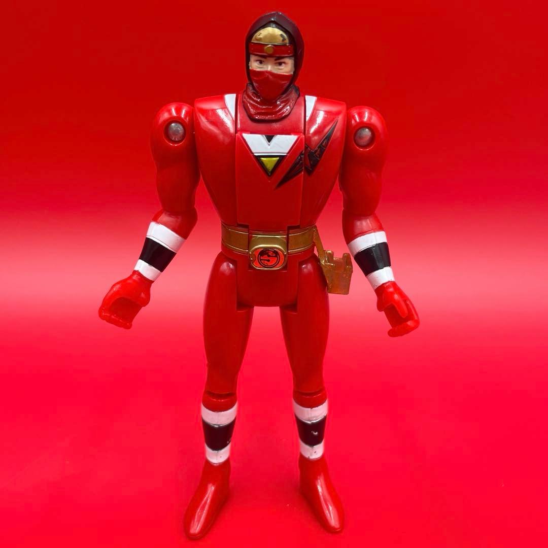 希少 激レア 忍者戦隊カクレンジャー 瞬間変化 ニンジャレッド サスケ