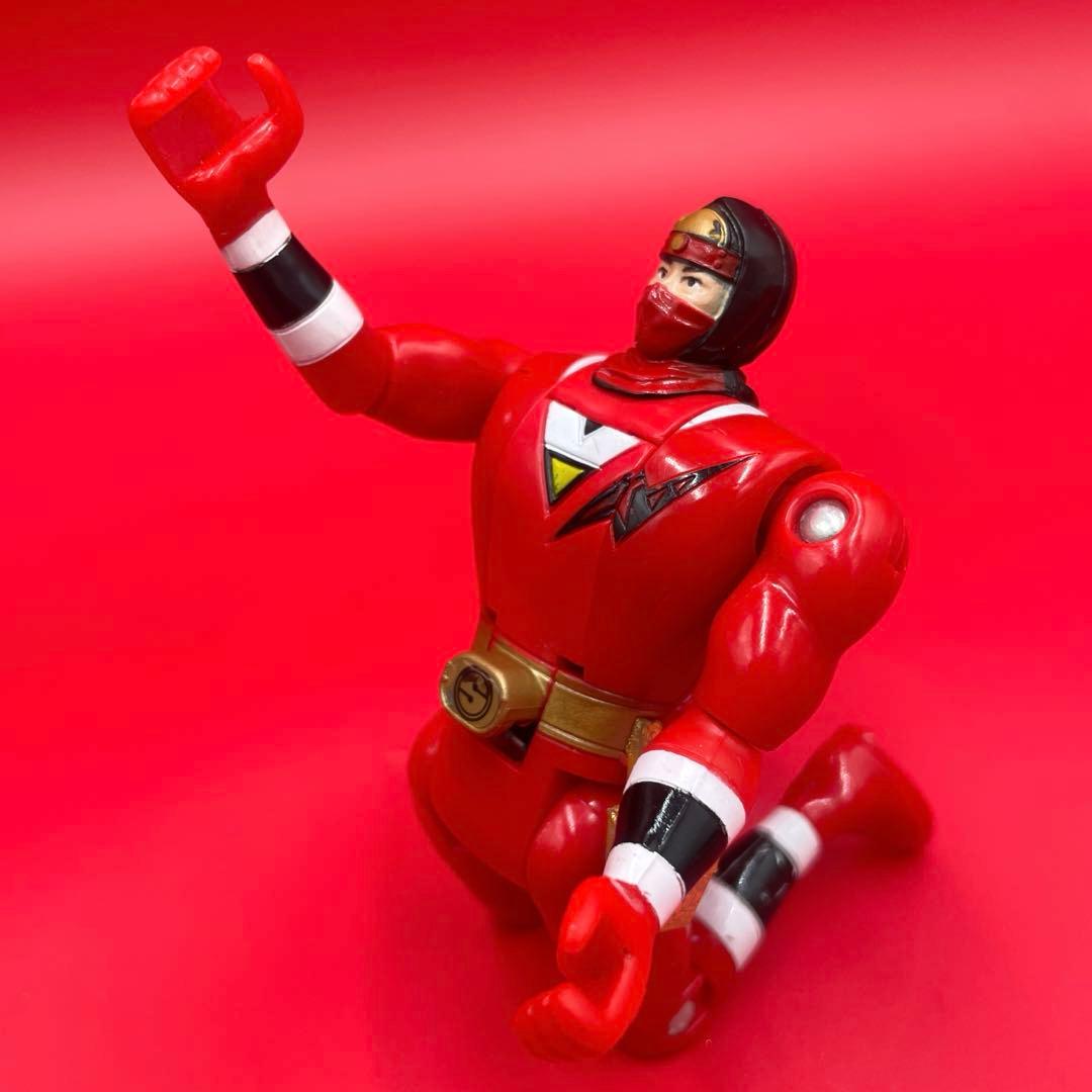 希少 激レア 忍者戦隊カクレンジャー 瞬間変化 ニンジャレッド サスケ