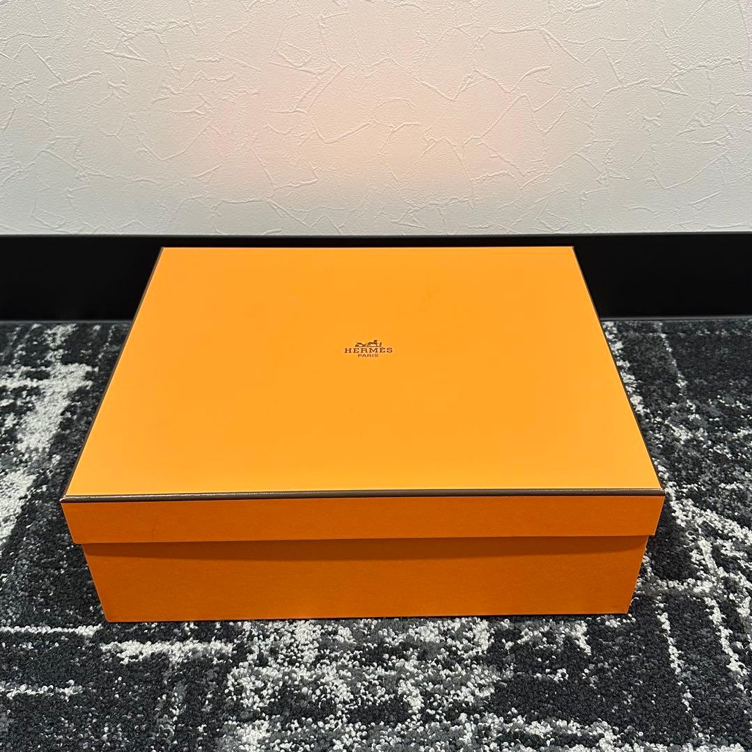 50 美品　HERMES　エルメス　オレンジ　空箱　ケリー25用