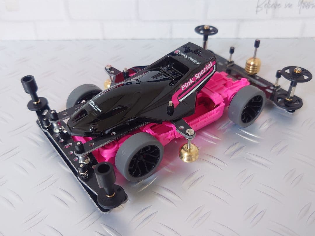 タミヤ ミニ四駆 サンダーショット ボディ提灯 MSシャーシ - メルカリ