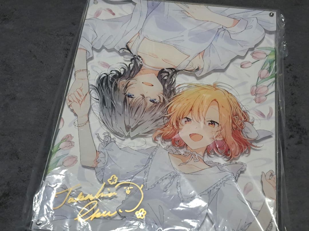 ささやくように恋を唄う 竹嶋えく直筆サイン入りレイヤードグラフ F6サイズ 📢📢予告📢📢／ 12/28（土）21時より一迅社オンラインショップで