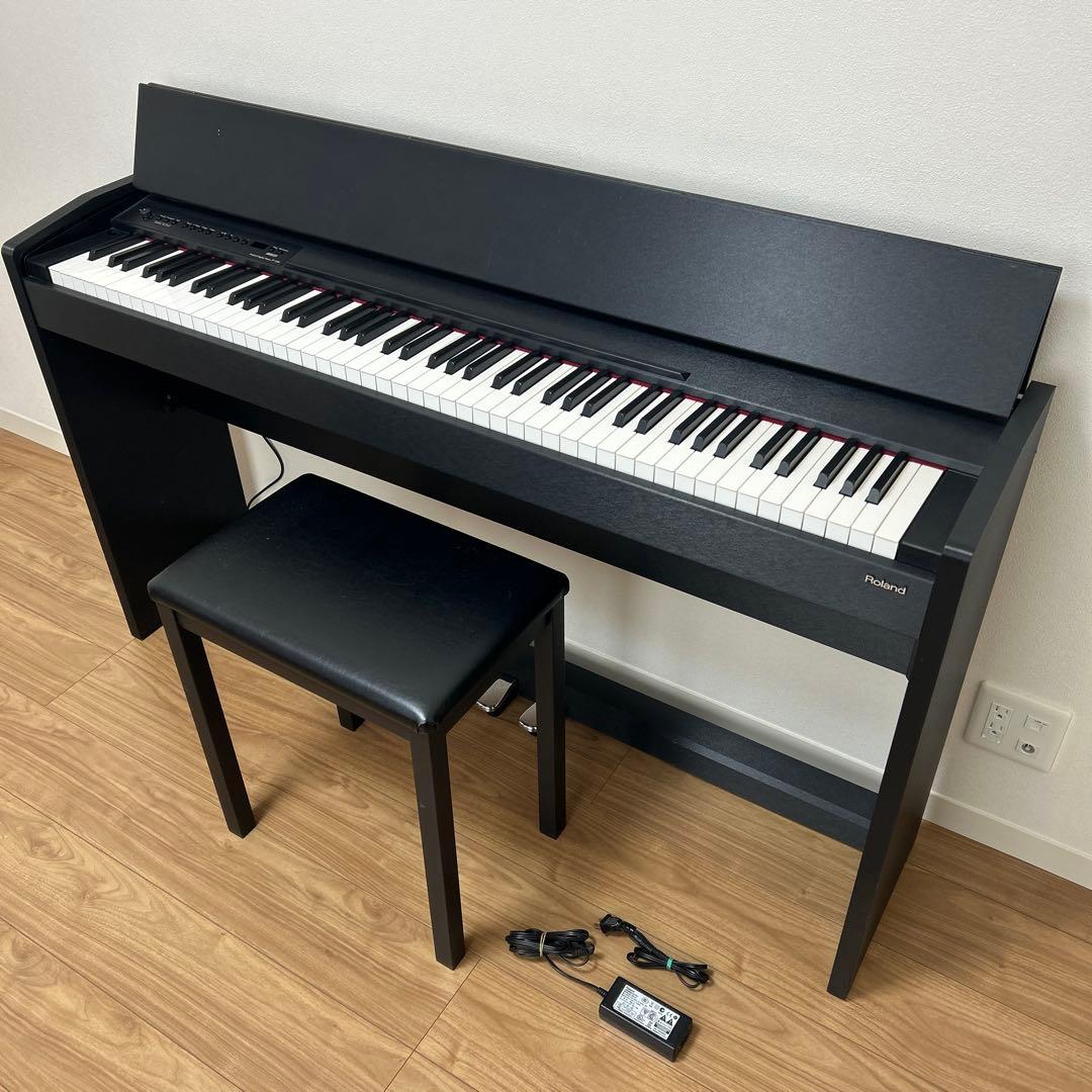 Roland F-110 デジタル 電子ピアノ 88鍵 ブラック