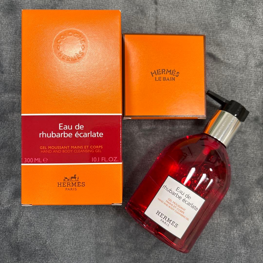 ERMES シャワージェル「Eau de rhubarbe éclatante」
