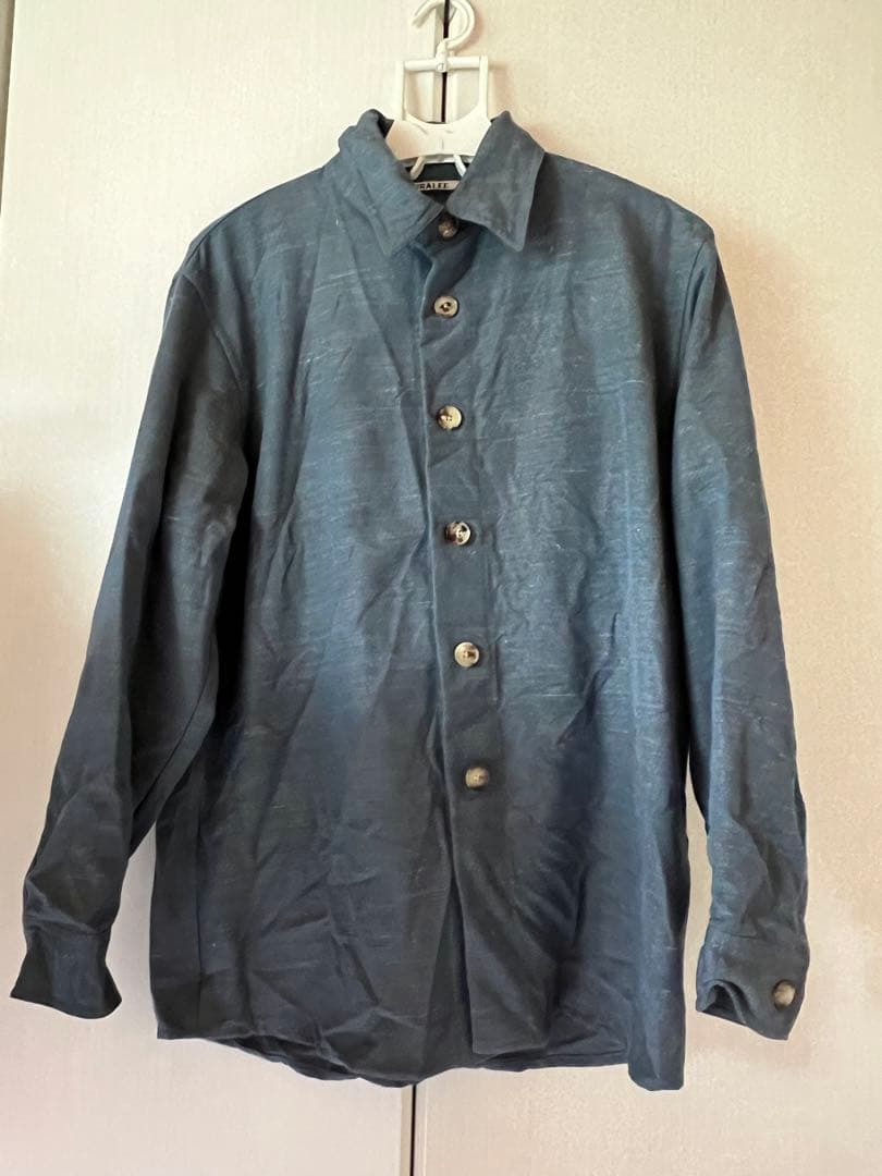 オーラリーの厚手シャツジャケット　サンプル品