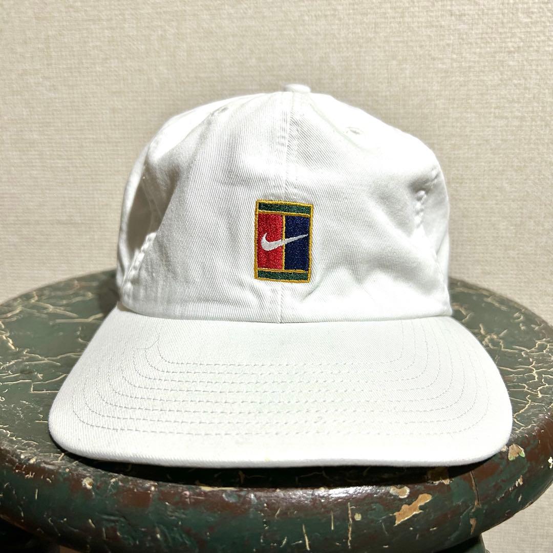 90s ナイキ コート ヘリテージ86 キャップ 白タグ ビンテージ