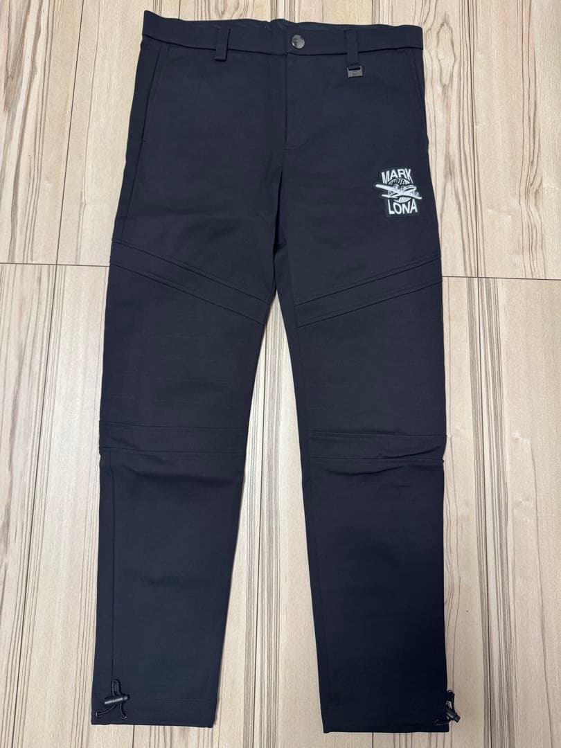 MARK & LONA ブラックパンツ　シンプル　黒パン　48 美品