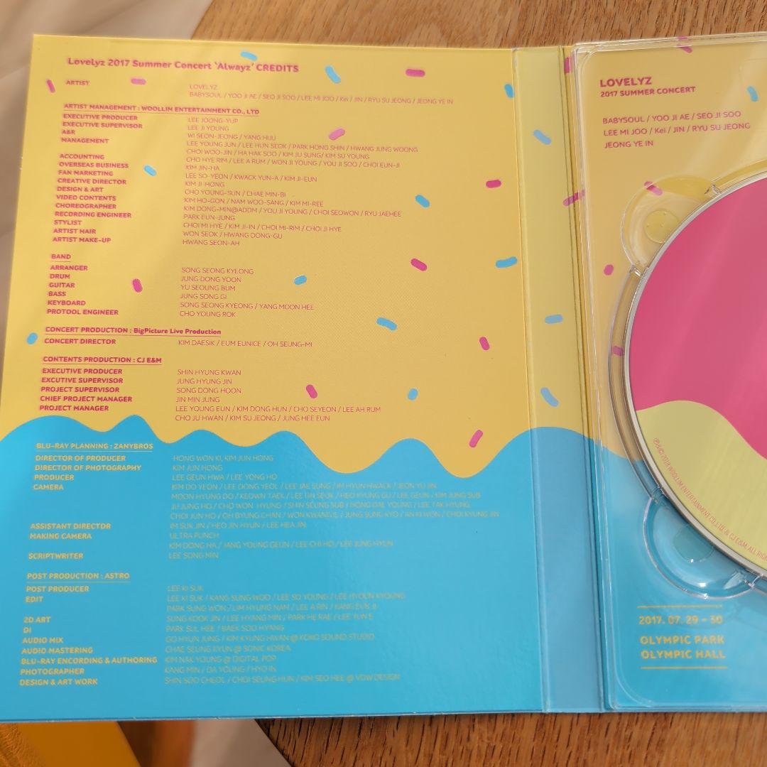 LOVELYZ 2017 ALWAYZ ラブリーズ ブルーレイ トレカ イェイン ALWAYZ