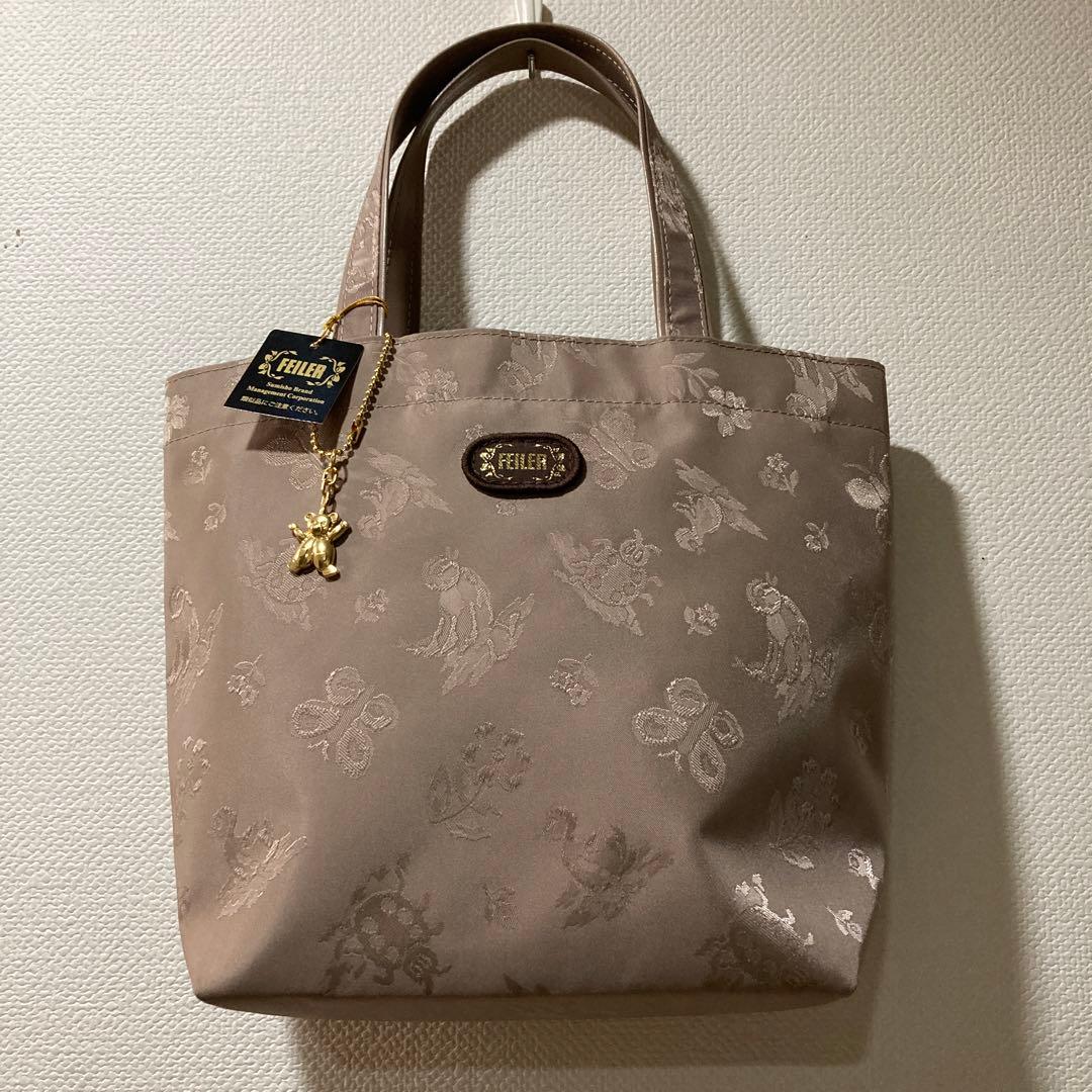 フェイラー ハイジ ジャガード トートバッグ ベージュ - メルカリ