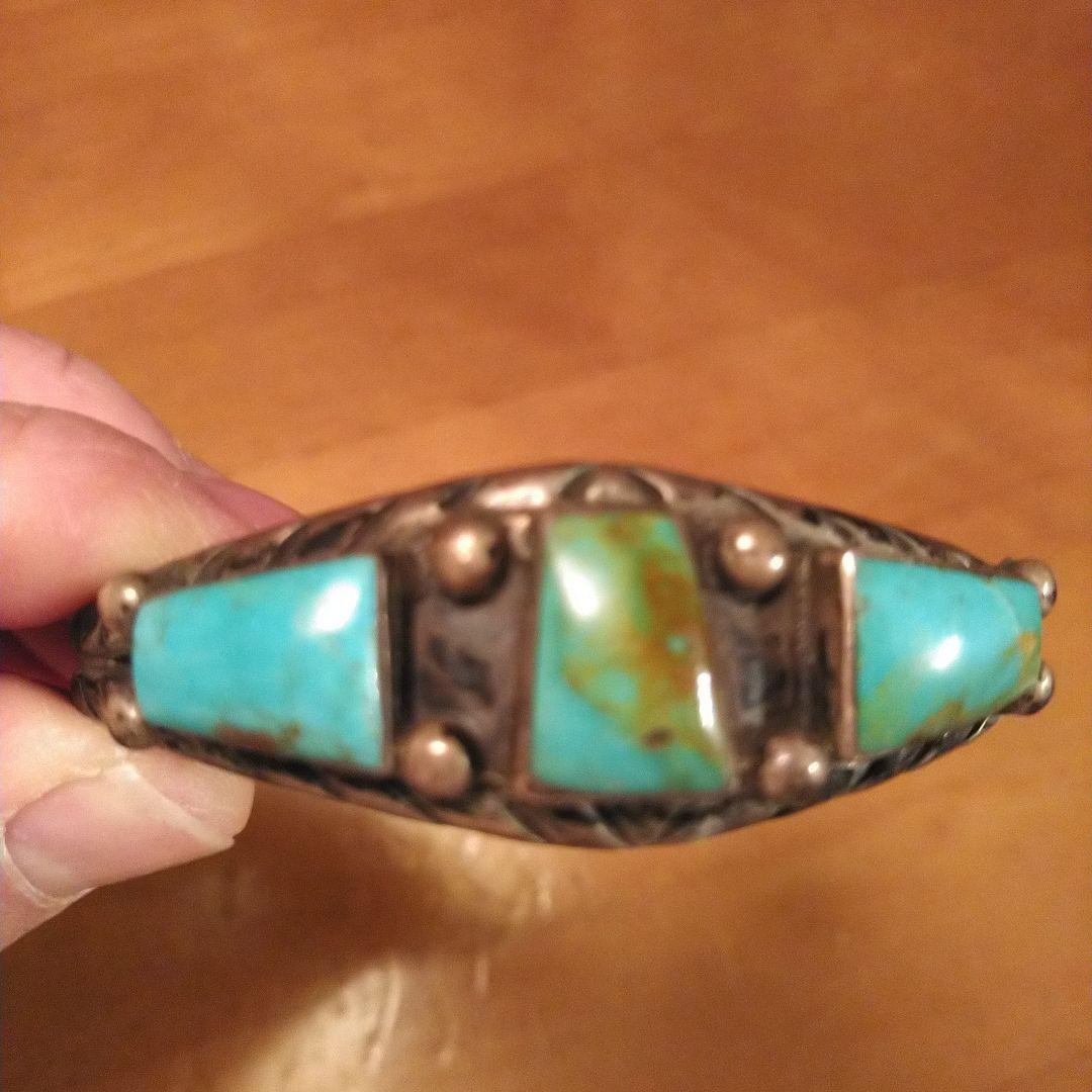 Rose Castillo/RC刻印/バングル/ナバホ　スターリングシルバー