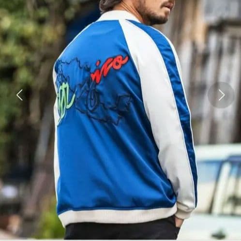 美品✨ カンビオ メキシカン スカル スカジャン