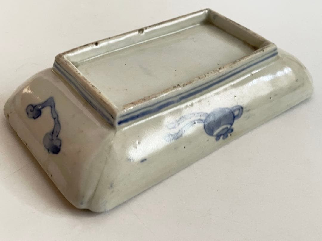 骨董 アンティーク 古伊万里 色絵 金襴手 龍図 鮎皿 長方皿 - メルカリ