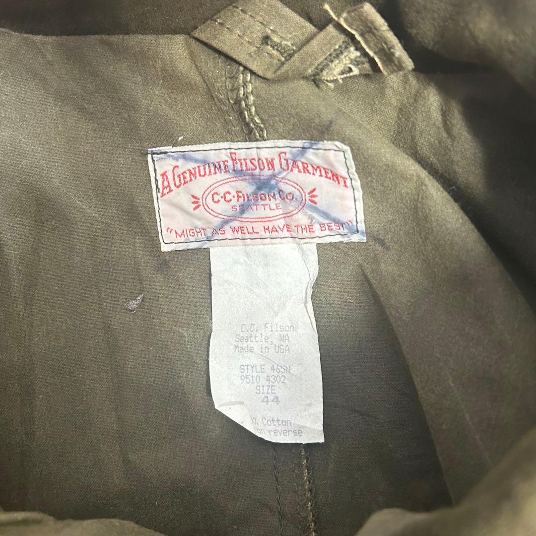 1970s FILSON フィルソン USA製 オイルドコート ロングコート - メルカリ