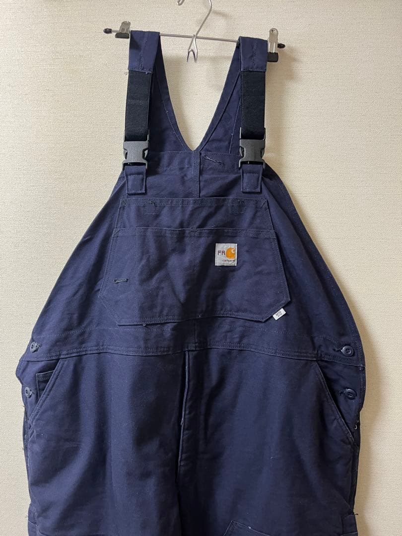 Carhartt FR ダックオーバーオール ダブルニー 裏地付き 46x28 MADE IN USA Carhartt ダブルニー ダックオーバーオール | 古着屋NEVERMIND