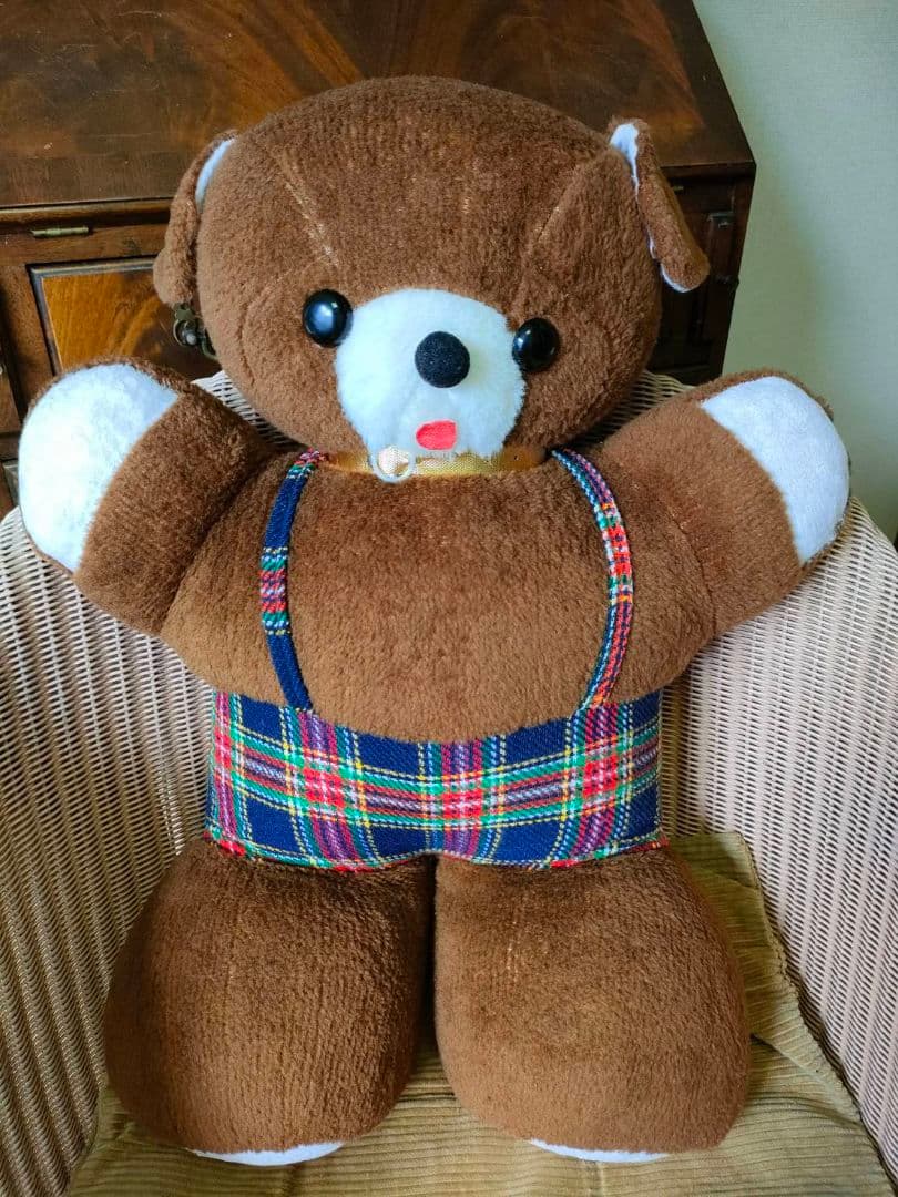 レトロ レトロベア ぬいぐるみ ベロ出し JAPANヴィンテージ