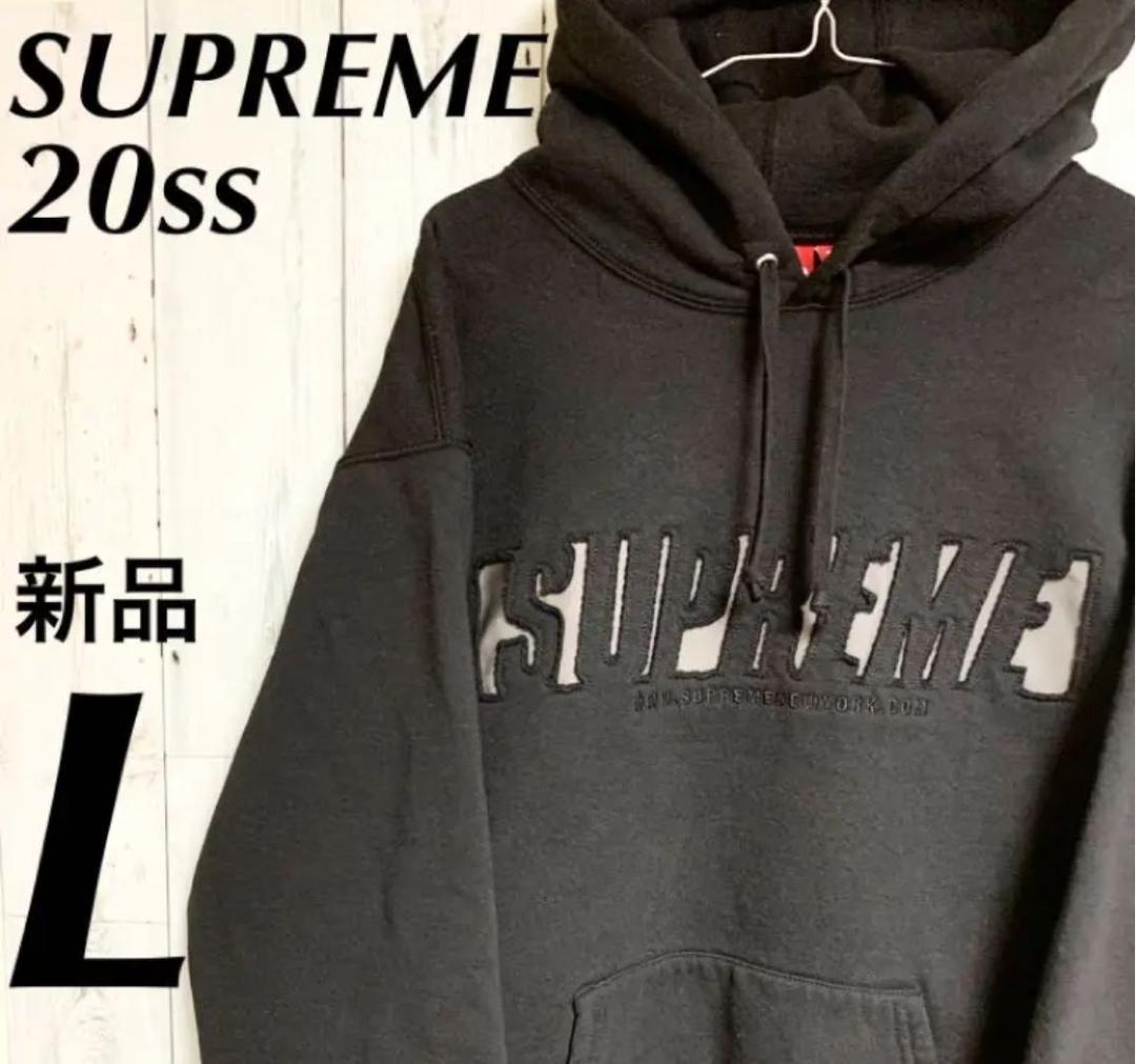 【新品未使用】全タグ●完売品●supreme プルオーバーパーカー Lサイズ