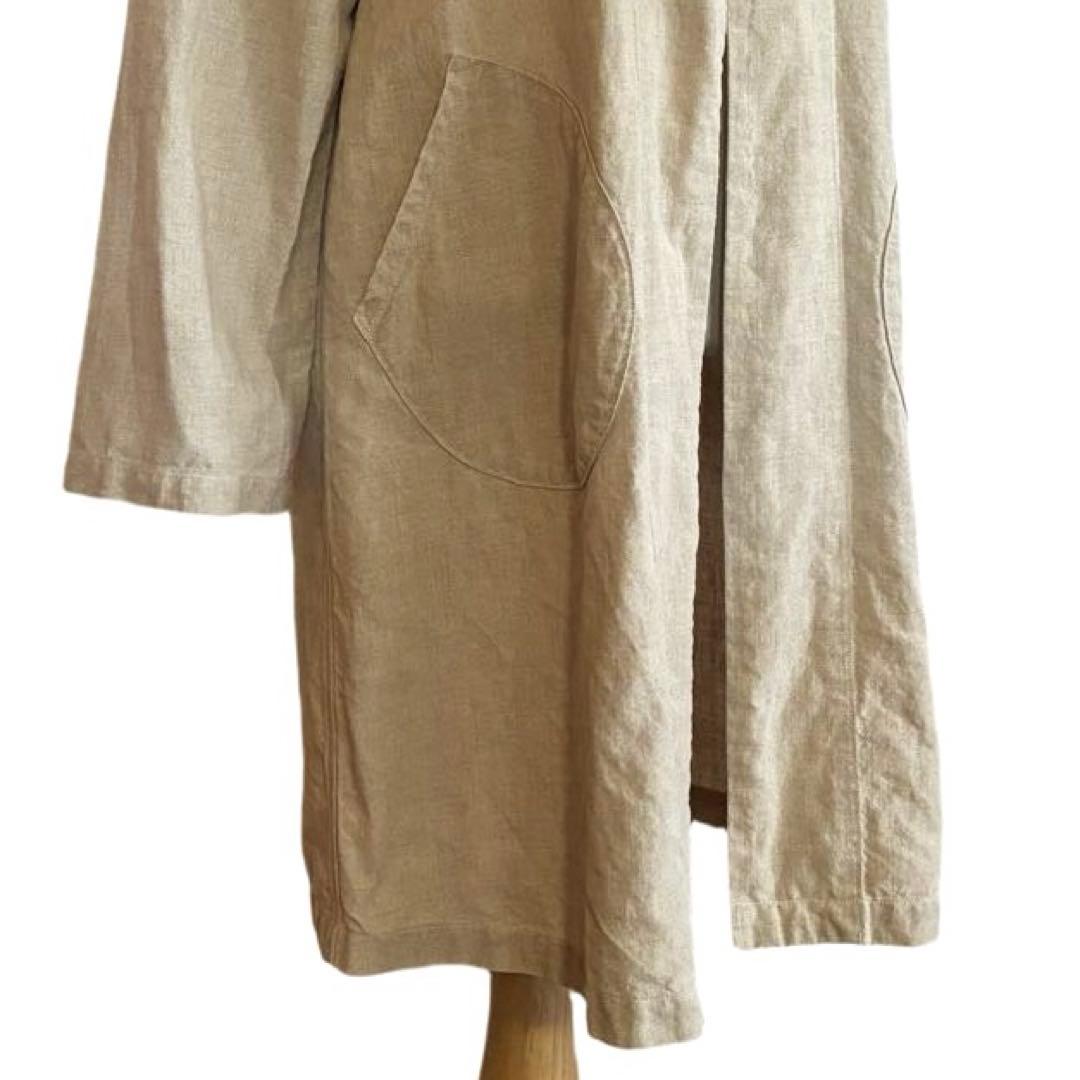 ORGUEIL】 リネン100% ガウンコート