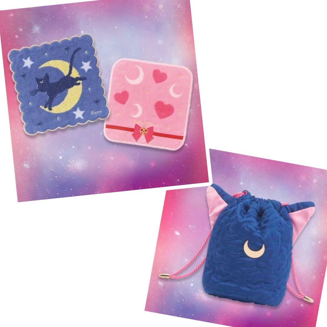 新品】美少女戦士セーラームーン USJ 2022 ミニタオル ルナ巾着 セット